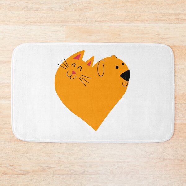 Item preview, Dog&cat in heart shape designed and sold by ArndtDesign.