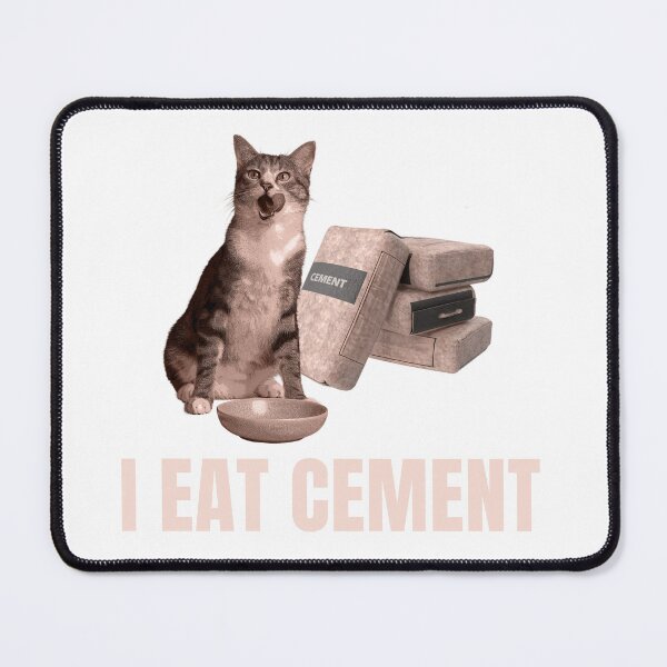Item preview, I Eat Cement - Bold and Edgy Statement Design designed and sold by Black-Store0.