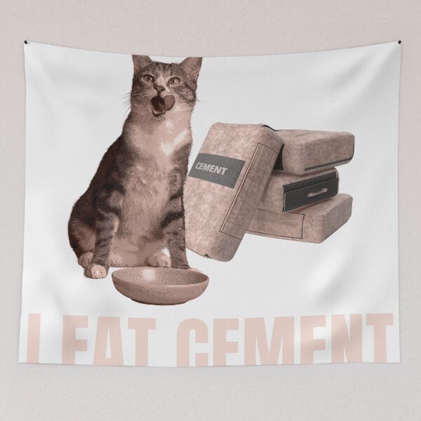 Item preview, I Eat Cement - Bold and Edgy Statement Design designed and sold by Black-Store0.