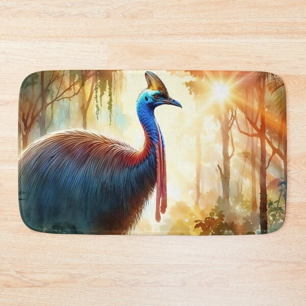 Item preview, Cassowary In A Tropical Rainforest designed and sold by RubisLeaf.