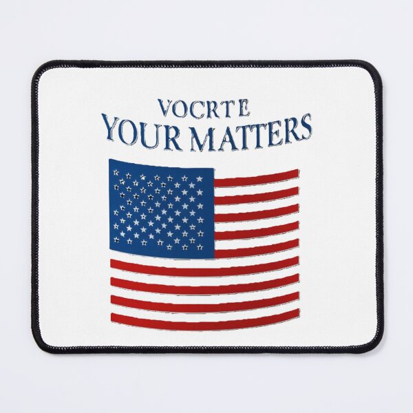 Item preview, Patriotic "Your Vote Matters" American Flag Design designed and sold by merve02shop.