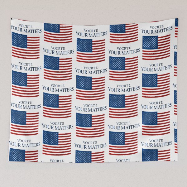 Item preview, Patriotic "Your Vote Matters" American Flag Design designed and sold by merve02shop.