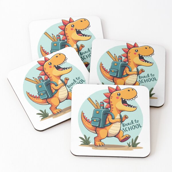 Item preview, Cute Happy Cartoon Dinosaur T-Rex Back to School  designed and sold by MrDesing10 ⭐⭐⭐⭐⭐.