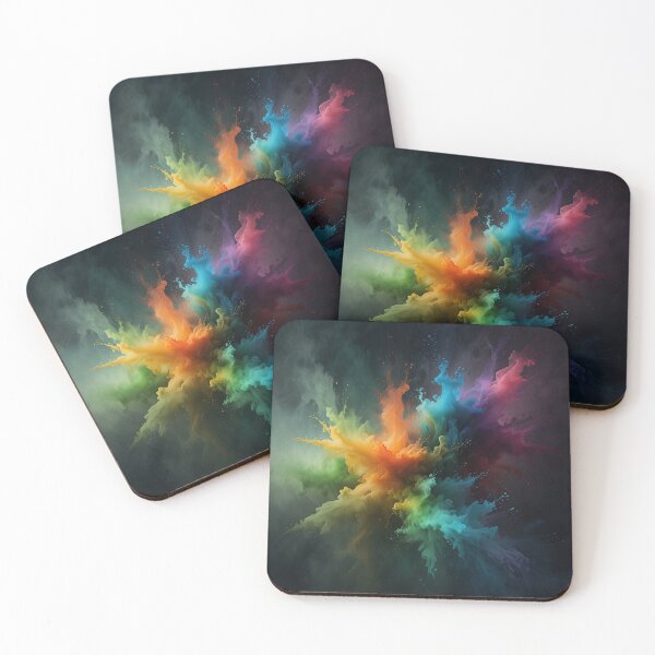 Item preview, Arte abstracto de pintura colorida. designed and sold by Ash44444.