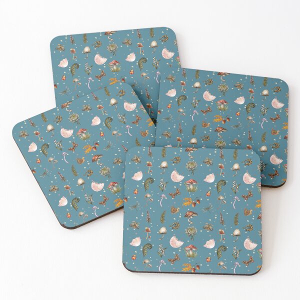 Item preview, Woodland Critters Blue Slate designed and sold by louderyay.