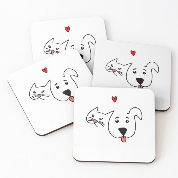 Item preview, Cat&Doggo love designed and sold by ArndtDesign.