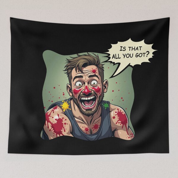 Item preview, Is that all you got? - Funny paintball cartoon clothing design designed and sold by Ian Matthews.