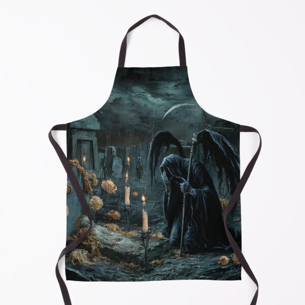 Item preview, The Pain of the Grim Reaper at the Child's Grave designed and sold by catcraftss.