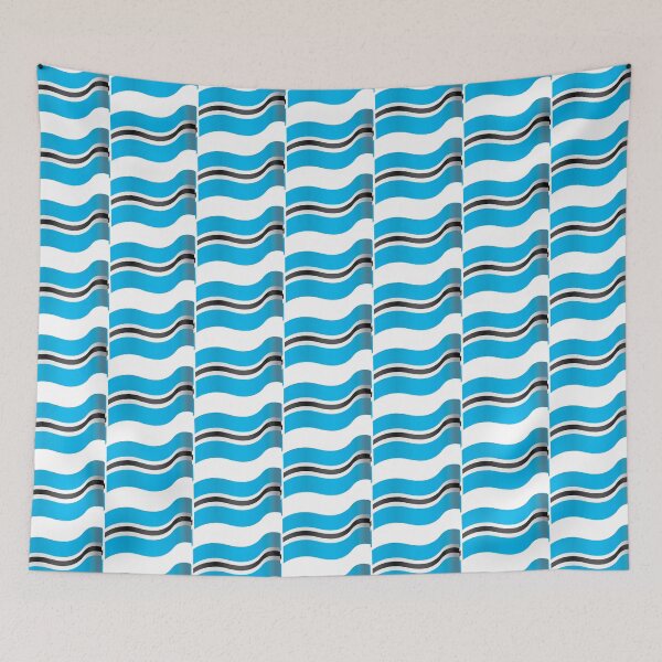 Item preview, Botswana National Flag designed and sold by HarveyHandcraftsandDesigns.