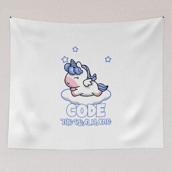 Item preview, Code The Real Magic - Unicorn designed and sold by Circle-Cats.