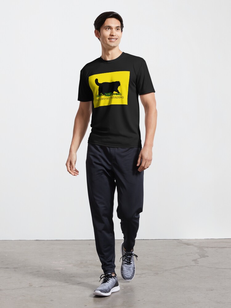 Thumbnail 5 of 7, Active T-Shirt, Oh Lawd He Treading designed and sold by kilkennycat.