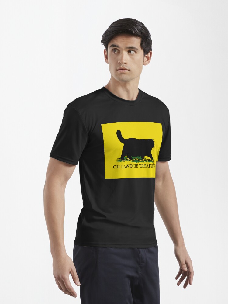 Thumbnail 3 of 7, Active T-Shirt, Oh Lawd He Treading designed and sold by kilkennycat.
