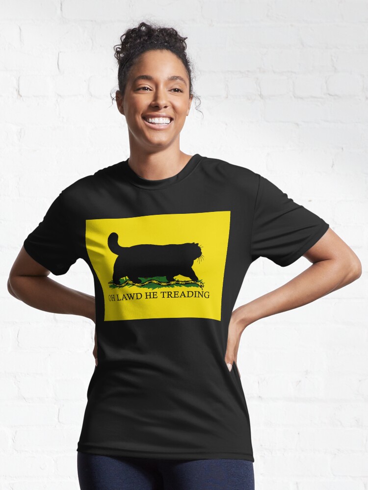 Thumbnail 6 of 7, Active T-Shirt, Oh Lawd He Treading designed and sold by kilkennycat.