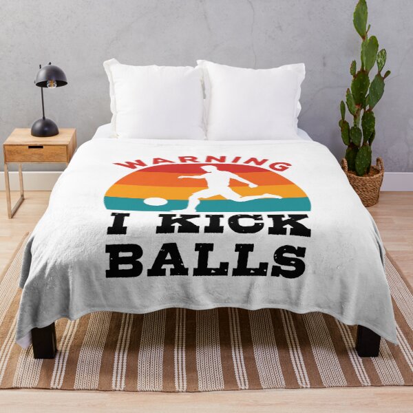 Item preview, Warning I Kick Balls Kickball Player designed and sold by jaygo.
