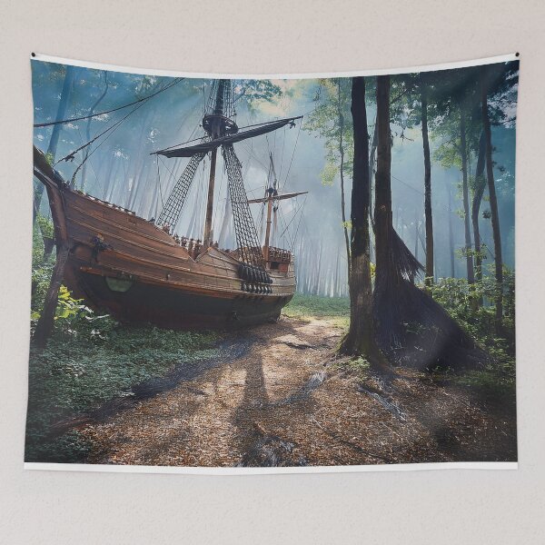 Item preview, Enchanted Forest Shipwreck designed and sold by MDKey DESIGN.