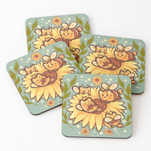Item preview, Sunflower Cat Bee designed and sold by TechraNova.
