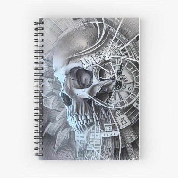 Item preview, Mechanical  Skull Sketch  designed and sold by MatrixTattoo.
