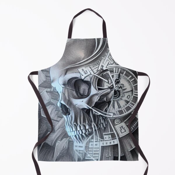 Item preview, Mechanical Skull Sketch designed and sold by MatrixTattoo.