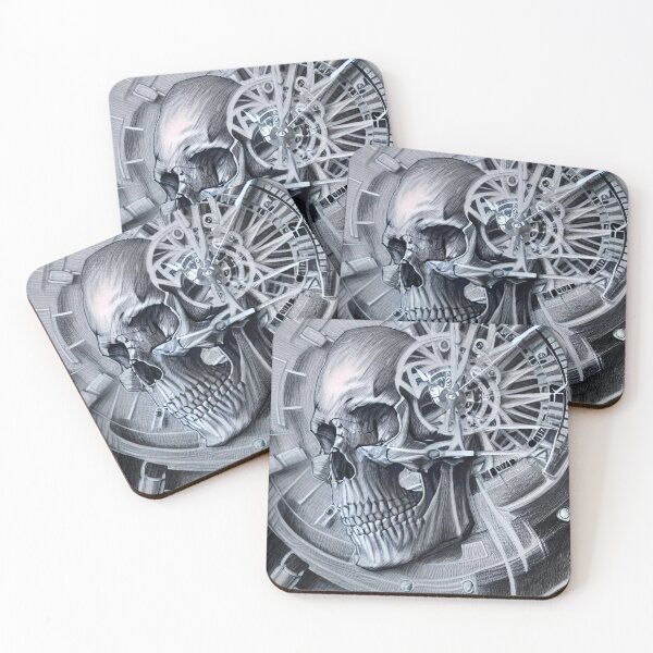 Item preview, Mechanical  Skull Sketch  designed and sold by MatrixTattoo.