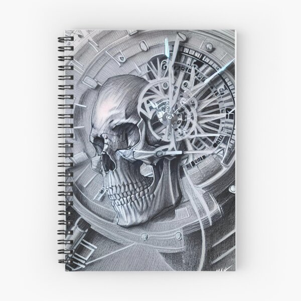 Item preview, Mechanical  Skull Sketch  designed and sold by MatrixTattoo.