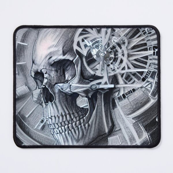 Item preview, Mechanical Skull Sketch designed and sold by MatrixTattoo.