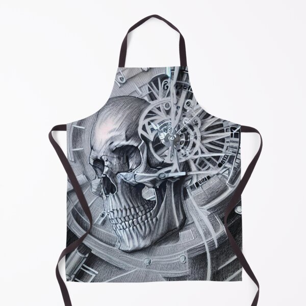 Item preview, Mechanical Skull Sketch designed and sold by MatrixTattoo.