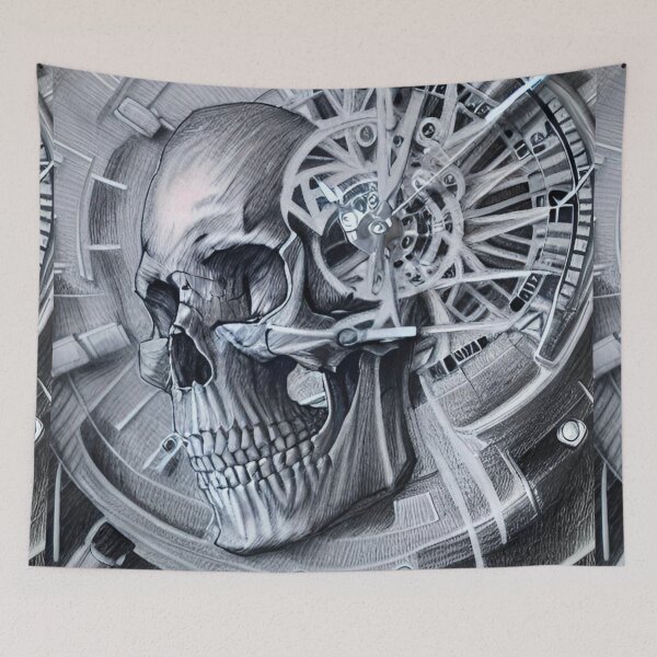 Item preview, Mechanical  Skull Sketch  designed and sold by MatrixTattoo.