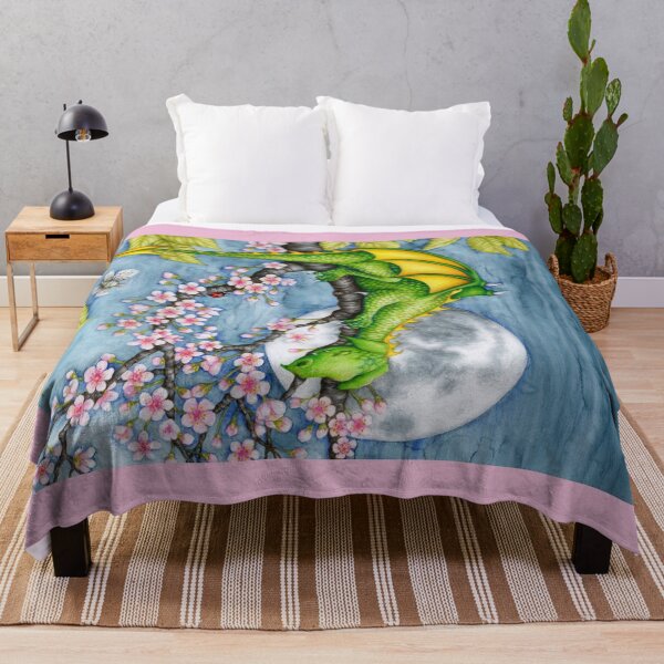 Sleeping Dragon Throw Blanket