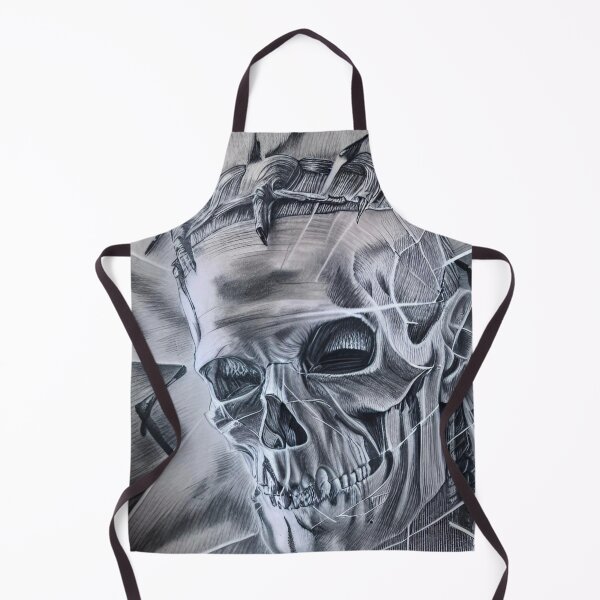 Item preview, Franken Skull Sketch designed and sold by MatrixTattoo.