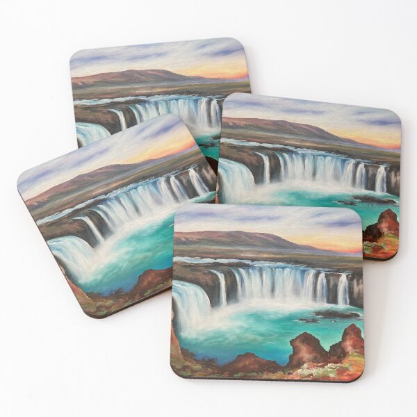 Item preview, Godafoss Waterfall, Iceland designed and sold by ElleVictoriaArt.