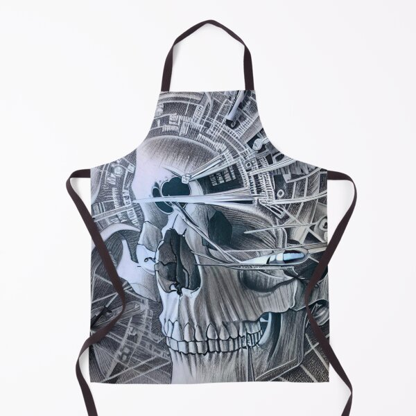 Item preview, Mechanical Skull Sketch designed and sold by MatrixTattoo.