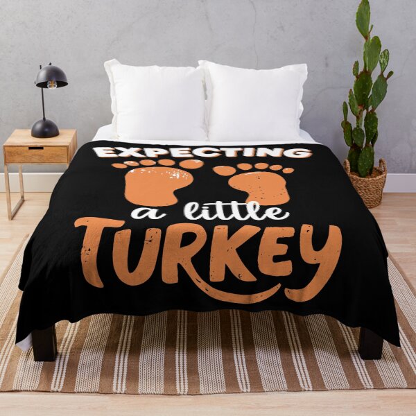Item preview, Expecting a Little Turkey Thanksgiving Pregnancy Announcement designed and sold by Quirky Shirts.