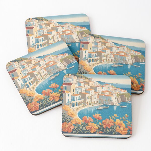 Item preview, Mediterranean Bliss: Vintage Travel Poster designed and sold by susshop214.
