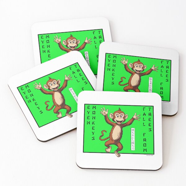 Item preview, Even monkeys fall from trees Monkey designed and sold by FuugoShop.