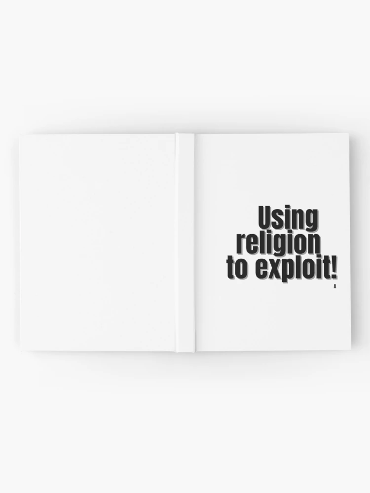 Thumbnail 2 of 3, Journal, Using religion to exploit! designed and sold by Finds.