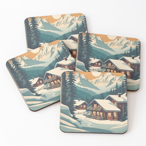 Item preview, Alpine Retreat: Retro Winter Resort designed and sold by susshop214.