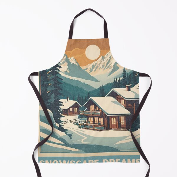 Item preview, Alpine Retreat: Retro Winter Resort designed and sold by susshop214.