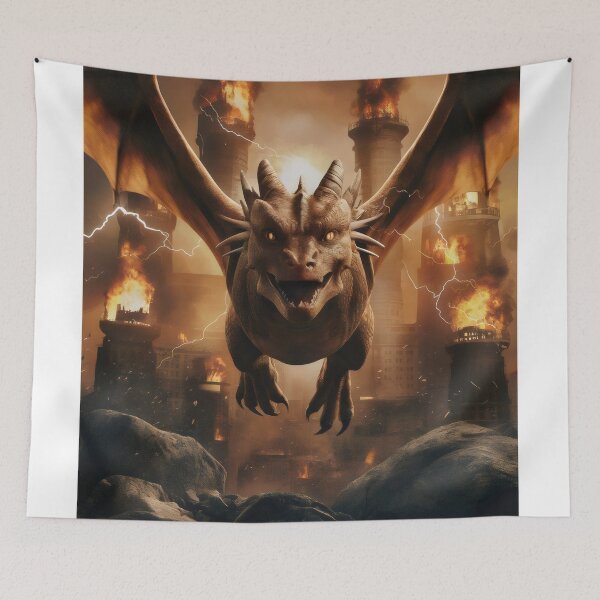 Item preview, Apocalyptic dragon. designed and sold by MyHappyArtShop.