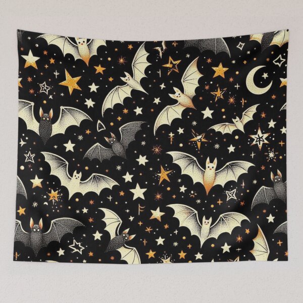 Item preview, Nighttime Bat Magic designed and sold by LyssasMindArt.