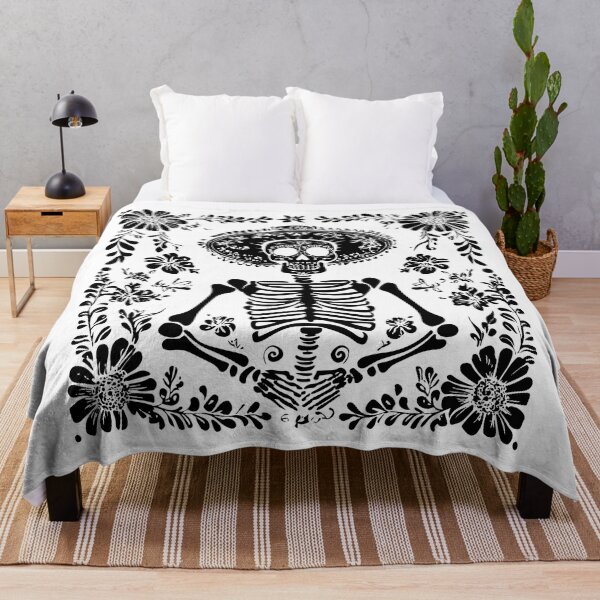 Item preview, Day of the Dead Skeleton (Black) designed and sold by VelvetRoom.
