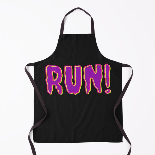 Item preview, RUN!" Neon Warning Design - Bold and Vibrant Color Choices designed and sold by SportyAndArtful.