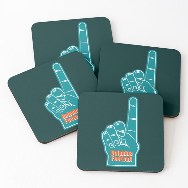 Item preview, Miami Dolphins Football Foam Finger designed and sold by Ricelukas.