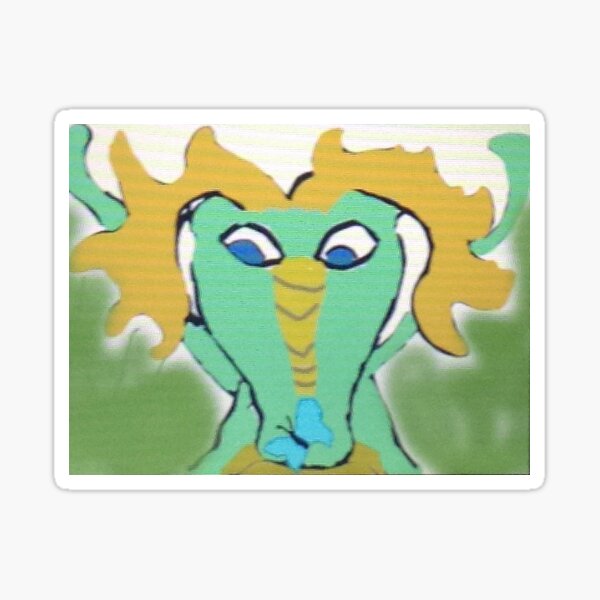 Dragon meets a friend Sticker