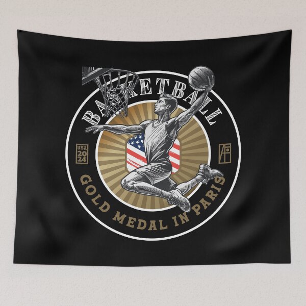 Item preview, 2024 - USA - BASKETBALL - GOLD MEDAL - PARIS - 1 designed and sold by ArtProjectShop.