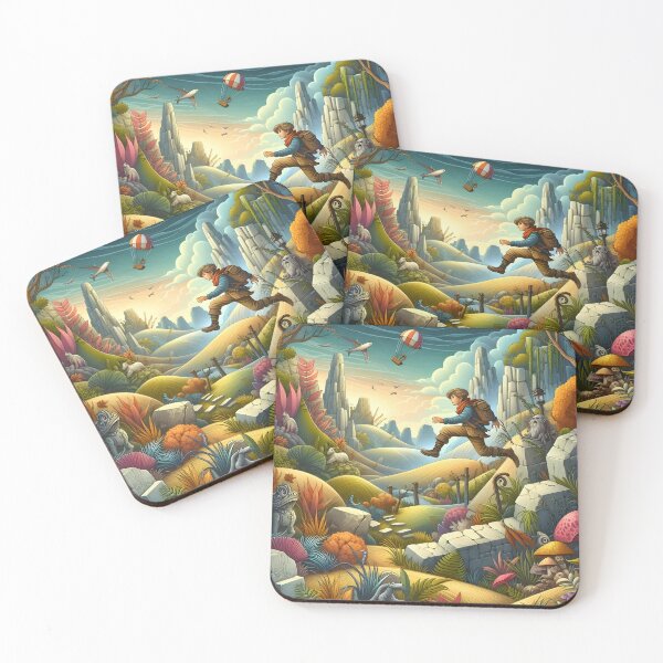 Item preview, Abstract Adventure in Magical Land: Enchanting Fantasy Artwork designed and sold by PandaTShirtShop.