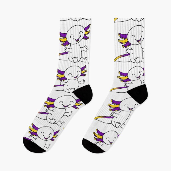 Item preview, Hug me! Cute Axolotl in Intersex Pride colors designed and sold by JoyfulJen.