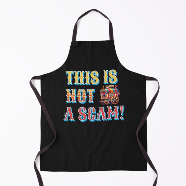 Item preview, This Is Not a Scam!" Circus-Inspired Design - Bold and Quirky designed and sold by SportyAndArtful.