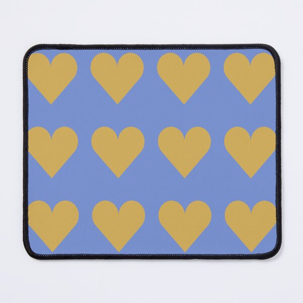 Item preview, Large GOLD and DANUBE BLUE LOVE HEARTS designed and sold by RachelMacht.