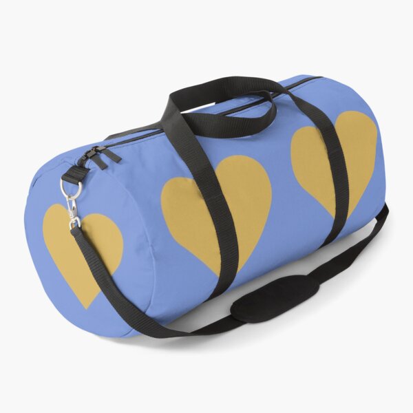Item preview, Large GOLD and DANUBE BLUE LOVE HEARTS designed and sold by RachelMacht.