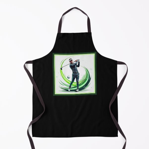 Item preview, Modern Green Hi Tech golf swing shirt logo designed and sold by Ian Matthews.